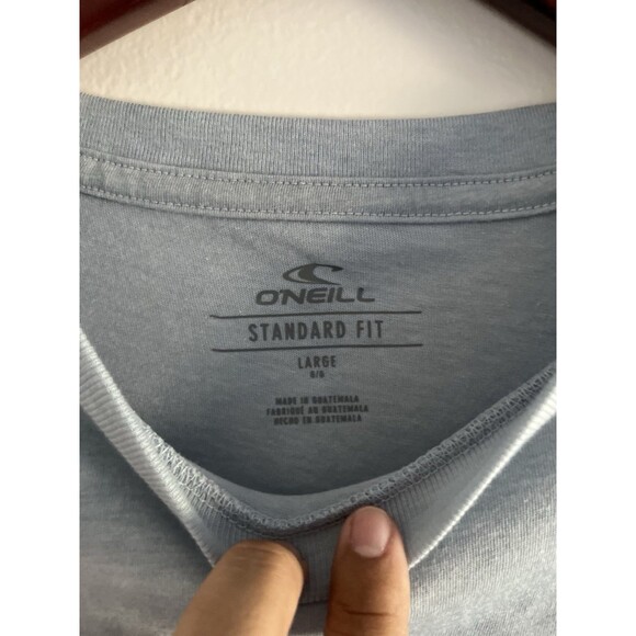 NWT O'Neill New Direction T-Shirt - Light Indigo Size Large - Picture 6 of 6